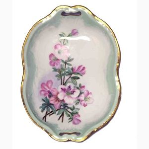 Handmade Victorian Tray Serving Dish 1899 MF Quinn